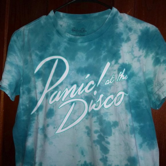 Panic at the Disco Tee // Tie Dye cloud look - Small Music Band Rock T-Shirt - Picture 1 of 2
